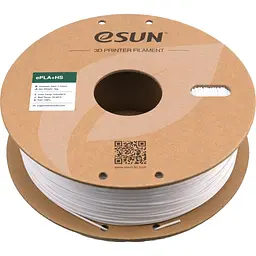 Пластик для 3D-принтера eSUN ePLA+HS, 1.75 мм, 1 кг, cold white (EPLA+HS-P175CW1) - мініатюра 3