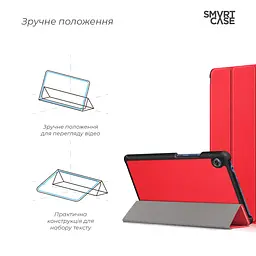 Чохол-книжка на планшет HUAWEI MatePad T8 8", Smart Case, red, підставка для планшета 8 , шкіряний, мікрофібра, на магніті, ArmorStandart (ARM58600) - мініатюра 4