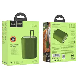 Портативна акустика Hoco Portable Speaker BS47 Army Green (756008) [68027] - мініатюра 4