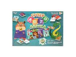 Настільна гра Супер лото Абетка, Danko Toys (укр.)