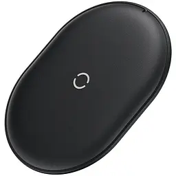 Бездротовий зарядний пристрій Baseus Cobble Wireless Charger 15W WXYS-01 Black - мініатюра 2