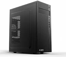 Корпус 2E ALFA Black, БЖ 400 Вт, Mid Tower, для ATX / Micro ATX, 1хUSB 3.0, 2хUSB 2.0, 191x418x358 мм, 2.5 кг (2E-E185-400)