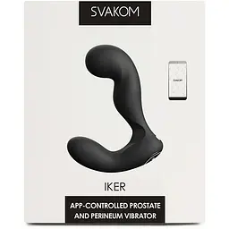Смарт-масажер простати Svakom Iker Black - мініатюра 8