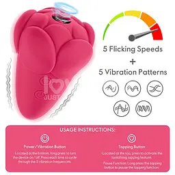 Вібратор для клітора Love Toy Flicker 9.7 см (рожевий) - мініатюра 23
