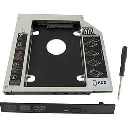 Адаптер Maiwo NSTOR-12 (12.7mm) для підключення 2.5'' HDD/SSD SATA3 у відсік приводу ноутбука