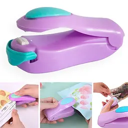 Ручний міні зварювач пакетів Korea Type Mini Sealing Бузковий, Kitchen Master 84961 - мініатюра 3