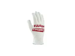 Перчатки робочі DOLONI Загальновиробничі роботи №624 р.10 (XL) ХБ70/ПЄ30 з малюнком в асортименті Limited Edition - мініатюра 6