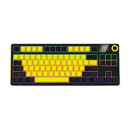 Клавіатура Lorgar KBP70TKLW Wireless TKL Mechanical Pro UA Black/Yellow (LRG-KBP70TKLW-YL-US)