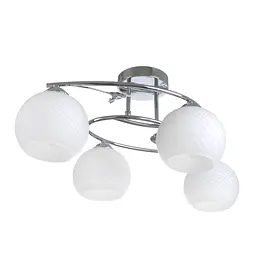 Люстра стельова Brille класична в зал E27 60W CH (LK-651C/4)