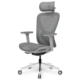 Офісне крісло Mealux Q1 Air Grey (HF-Q1 M/G) - мініатюра 4