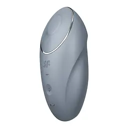 Вібростимулятор-пульсатор Satisfyer Tap & Climax 1 Bluegrey, ефект постукування пальцем Satisfyer SX0568 99303 - мініатюра 7