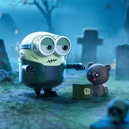 Іграшка-сюрприз з колекційною фігуркою Pop Mart Minions серія Bedtime Stories by Bob and Tim) (MBBT-01) - мініатюра 8