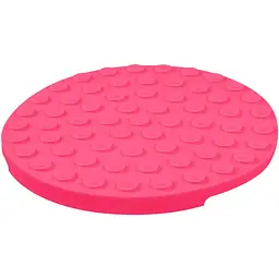Миска-килимок для собак та котів Waudog Silicone для повільного харчування 211х211х30 мм рожевий - мініатюра 2