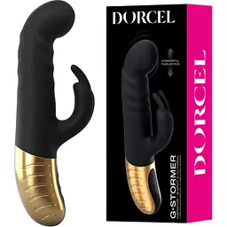 Вібратор кролик Dorcel G-Stormer 23.5х3.9 см чорний