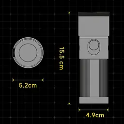 Ліхтар проєкційний SIDANDE L5KS10 10W + Gobo 10шт [168615] - мініатюра 4