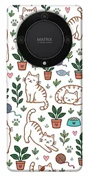 TPU чохол Demsky Cats pattern для Huawei Magic5 Lite