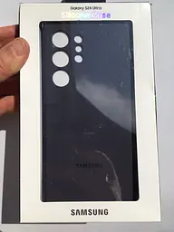 Оригінальний силіконовий чохол для Samsung Galaxy S24 Ultra Samsung Silicone Case Dark Violet EF-PS928TEEGWW (S928) - мініатюра 2