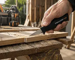 Набір Fiskars: ніж загального призначення K40 Fiskars + ніж складаний Fiskars CarbonMax - мініатюра 3