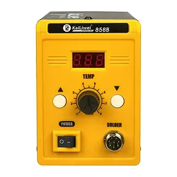 Паяльна станція KaiLiwei 858B, фен з датчиком нахилу, цифрова індикація (220V, 700W) - мініатюра 3