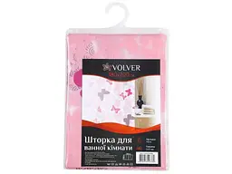 Штора для ванної VOLVER 180x200см Helle (комплект) ПЕВА арт.51410