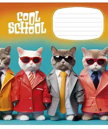 Зошит загальний Школярик Star Cool School у лінію 24 аркушів 25 шт. (024-3307L) - мініатюра 3