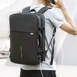 Дорожній рюкзак для ноутбука 17" Mark Ryden MR8057Y з USB-портом (Чорний) - мініатюра 8