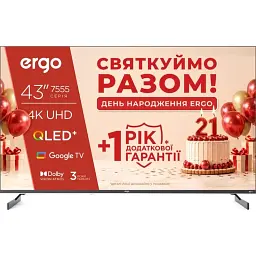 LED-телевізор ERGO 43JUQ7555 - мініатюра 4