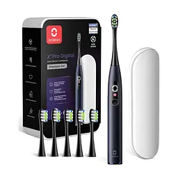 Електрична зубна щітка Oclean X Plus Pro Digital Blue (6970810556186)
