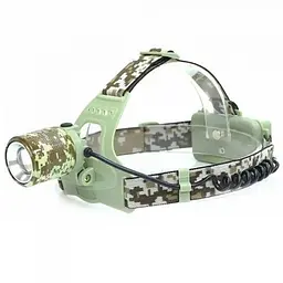 Ліхтар налобний акумуляторний камуфляж CH-002M-T6 signal light zoom ЗУ Type-C