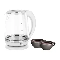Електрочайник ECG RK 2020 White Glass білий (RK2020 White Glass) - мініатюра 8