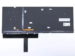 Клавіатура для Asus UX490, UX490CA, UX490UA (RU Silver з підсвічуванням). Українська розкладка. Оригінал. - мініатюра 2