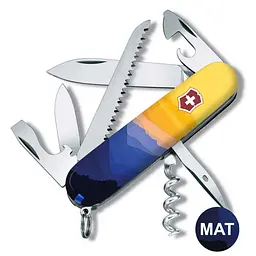Ніж Victorinox Camper Ukraine 91мм 13функ Гірський пейзаж - мініатюра 2