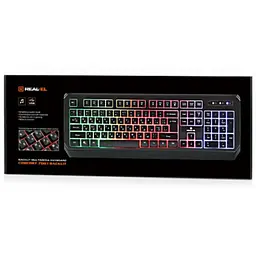Клавіатура REAL-EL 7001 Comfort Backlit Black (EL123100035) - мініатюра 8