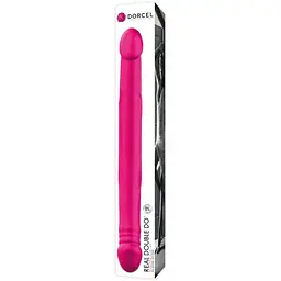 Фалоімітатор двосторонній Dorcel Real Double Do Magenta - мініатюра 2