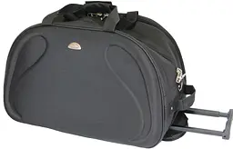 Дорожня сумка на колесах Wallaby 10430 65 л 58x36x35 см Чорна - мініатюра 7