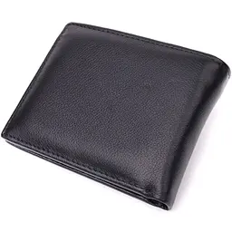 Гаманець-затиск з натуральної шкіри ST Leather 22476 чорний - мініатюра 2