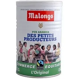 Кава мелена Malongo Fair Trade з/б 250 г