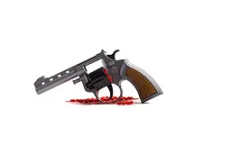 Іграшковий револьвер "Mr. K" Golden Gun 237GG з пістонами - мініатюра 2