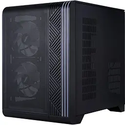 Корпус 1stPlayer VT5-BK-3F7 Black - мініатюра 7