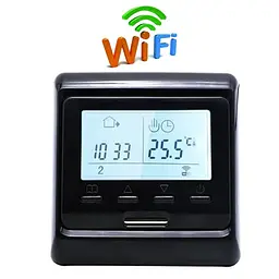 Wifi термостат для газового та електричного котла з LCD дисплеєм Minco Heat MK60L, чорний (100862) - мініатюра 2