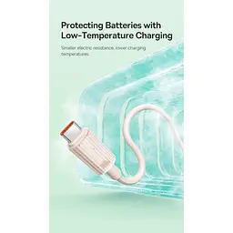 Кабель Baseus Habitat Series Fast Charging Cable Type-C to Type-C 100W 1m P10360202631-00 Green - мініатюра 9