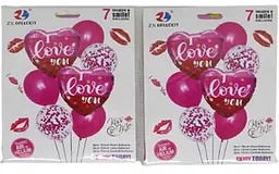 Набір куль Серце Love 7 шт. - мініатюра 2
