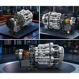Конструктор Mould King Mking Двигун Turbojet (10216) [160750] - мініатюра 6
