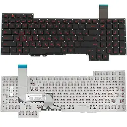 Клавіатура для ноутбука ASUS (G751 series) rus чорний без фрейма