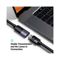Перехідник HDMI F to HDMI F 8K black Ugreen (90592) - мініатюра 4