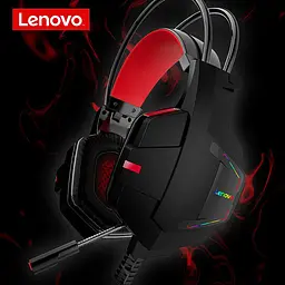 Навушники накладні ігрові Lenovo HU85 чорні - мініатюра 3