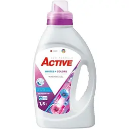 Гель для прання Active Whites + Colors для білих та кольорових речей 1,5 л