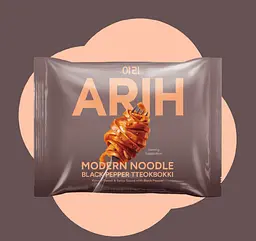 Локшина ARIH Modern Noodles Black Pepper Tteokbokki 140г - мініатюра 2