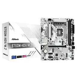 Материнська плата ASRock B760M-HDV/M.2 (s1700, Intel B760, DDR5, mATX)