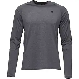 Кофта Black Diamond M Heritage Wordmark LS Tee Steel Grey XXXL (1033-BD 75309000343XL1)